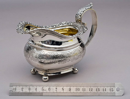Provincial Silver Milk Jug - Exeter